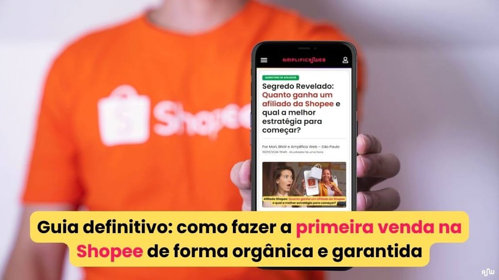 como fazer a primeira venda na shopee Amplifica Web