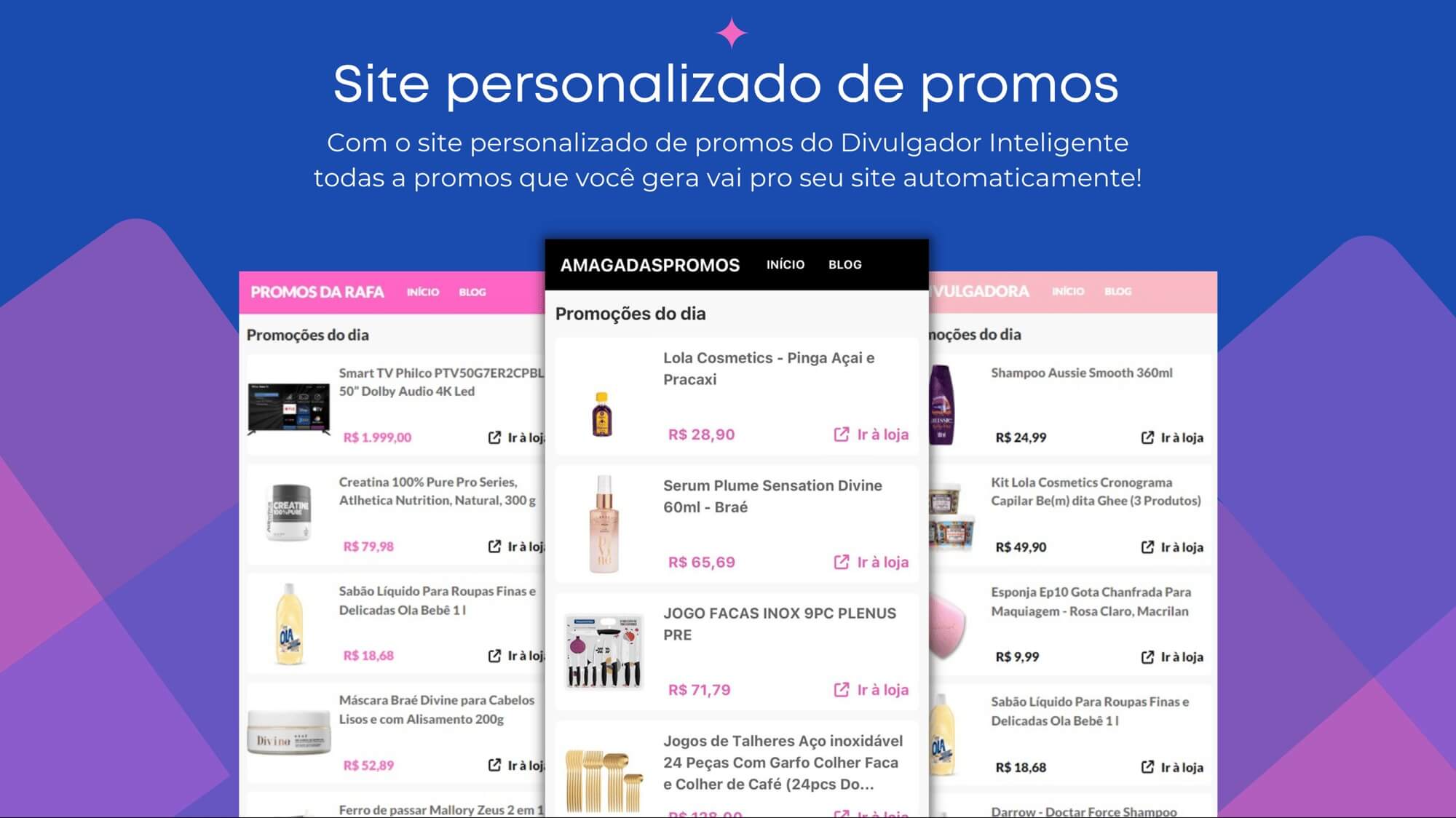 afiliados de produtos físicos divulgador Amplifica Web