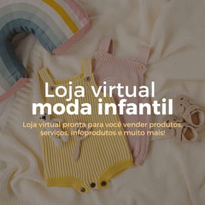 Loja Virtual Pronta de Moda Infantil amplifica web