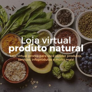 Loja Virtual Pronta de Produtos Saudáveis fornecedor amplifica web