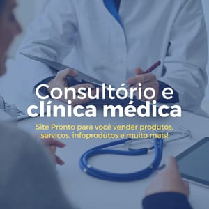 site pronto para consultorio medico clinica medica