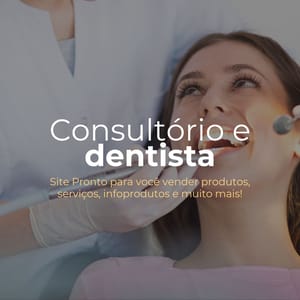 site pronto para dentista captar paciente e venda produtos e serviços amplifica web