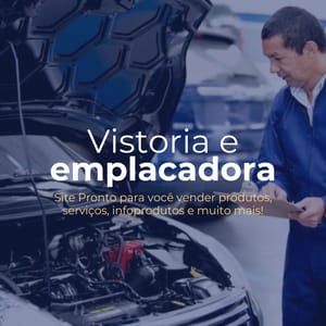 site pronto para empresa de vistoria veicular e emplacadora amplifica web