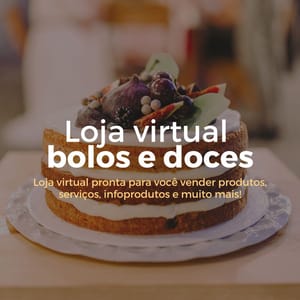 Loja Virtual Pronta de Bolos e Doces amplifica web