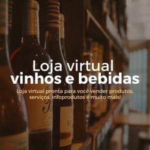 Loja Virtual Pronta de Vinhos e Bebidas loja amplifica web