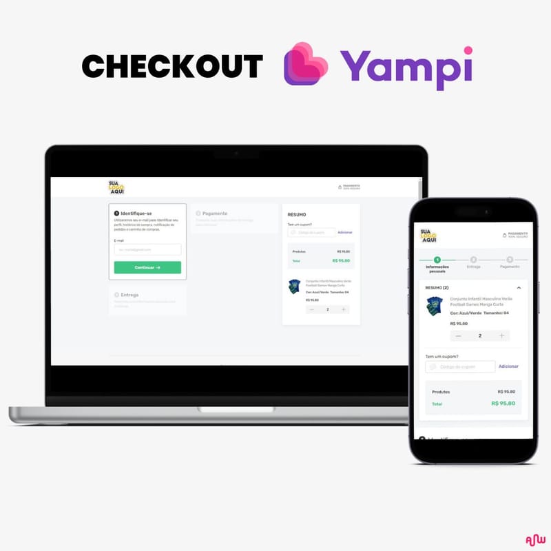 loja dropshipping pronta moda infantil checkout amplifica web min