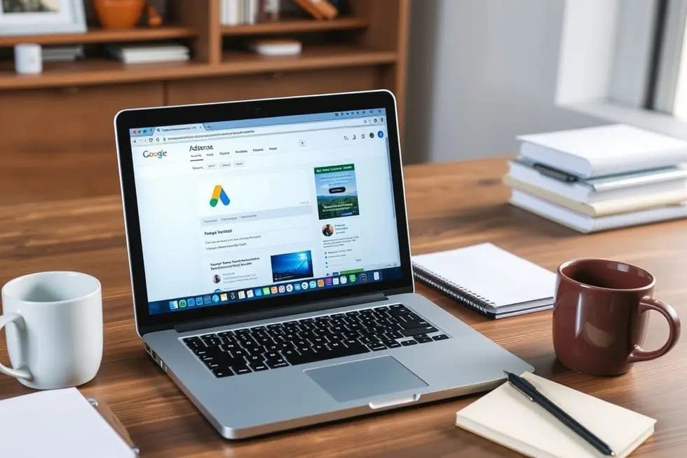 Exploração de um ambiente digital voltado para monetização com Google AdSense.
