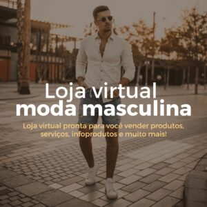 Loja Virtual Pronta de Moda Masculina amplifica web