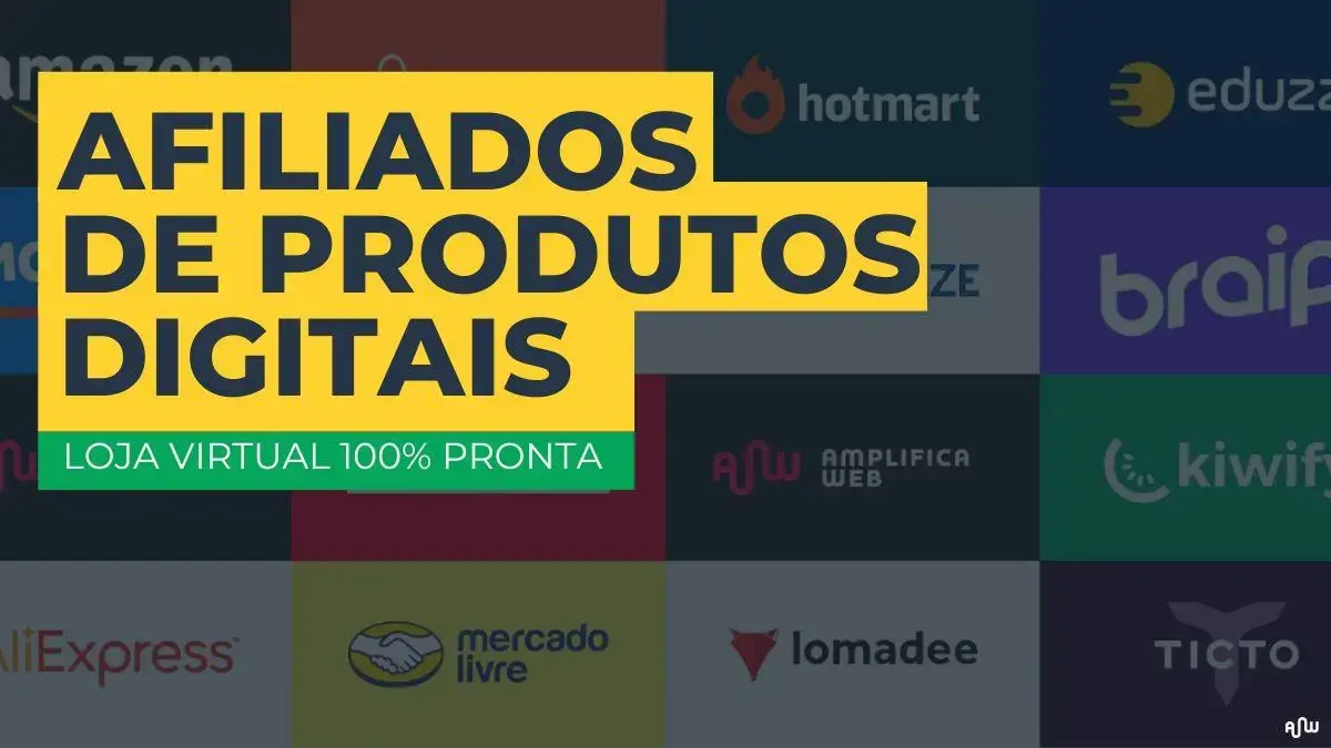 Loja Virtual para Afiliados de Produtos Digitais Amplifica Web