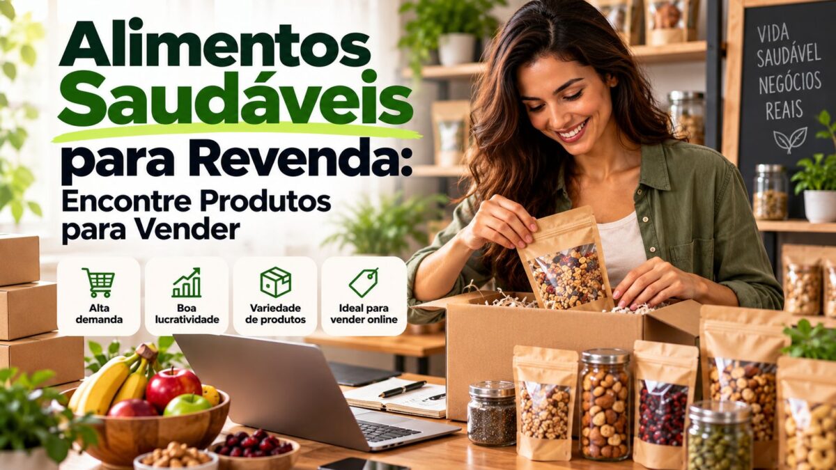 alimentos saudáveis para revenda